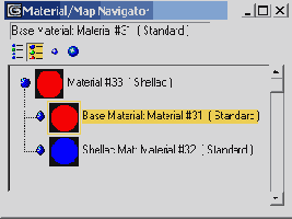 Навигация по дереву материала